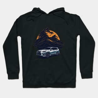 Lexus LX570 4x4 Vintage Car Hoodie